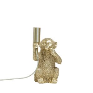 Tafellamp MONKEY 13×12,5×23,5cm E14 – Goud