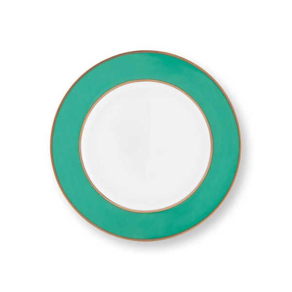 Pip Studio Gebaksbord Chique Ø17cm – Groen - Afbeelding 2